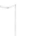 White Solid Surface Shower Wall Trim Kit and Corner Molding B1061