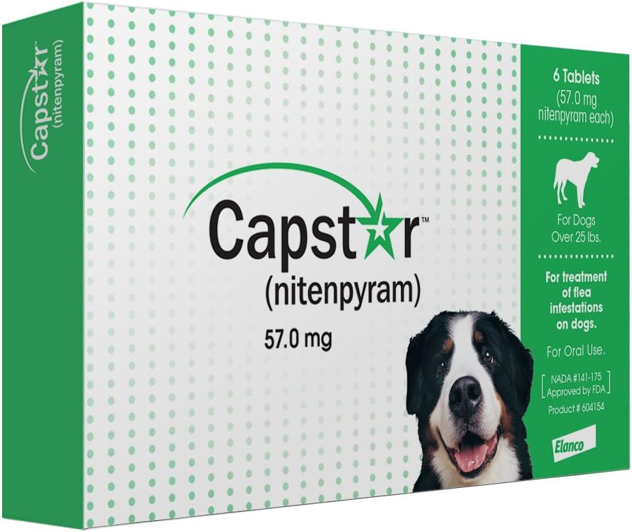 6 Pill Flea Oral Treatment for Large Dogs H890098