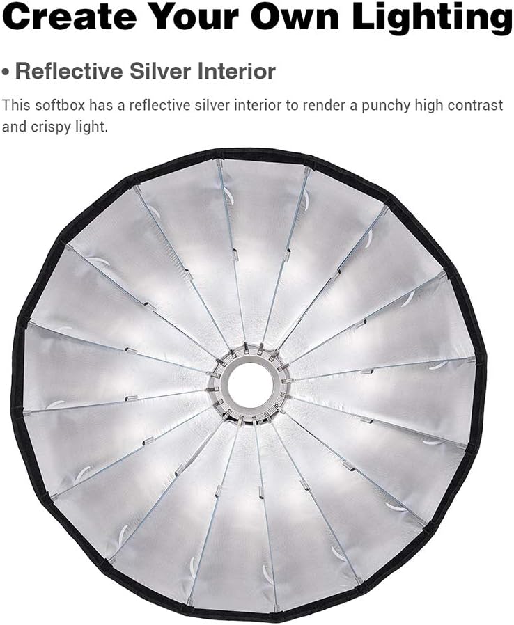 Parabolic Softbox with Front and Inner Diffuser and Carrying Bag N4570