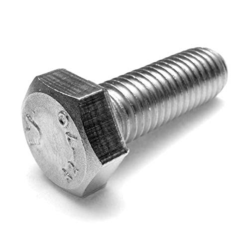 M5-0.80 x 10MM Hex Head Cap Screw Bolts, Stainless Steel 18-8, 100 pcs X565342