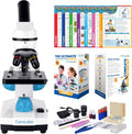 Portable Student Microscope with 25 Specimen Slides V5880