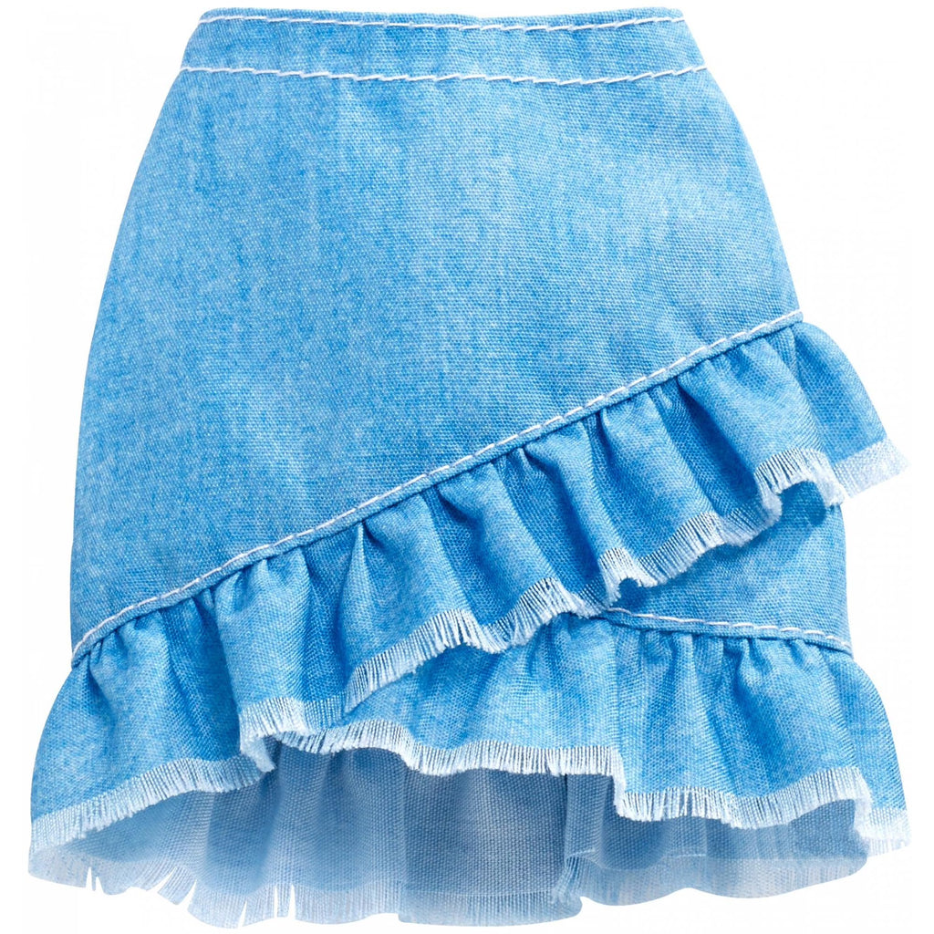 Denim Ruffle Mini Fashion H12221