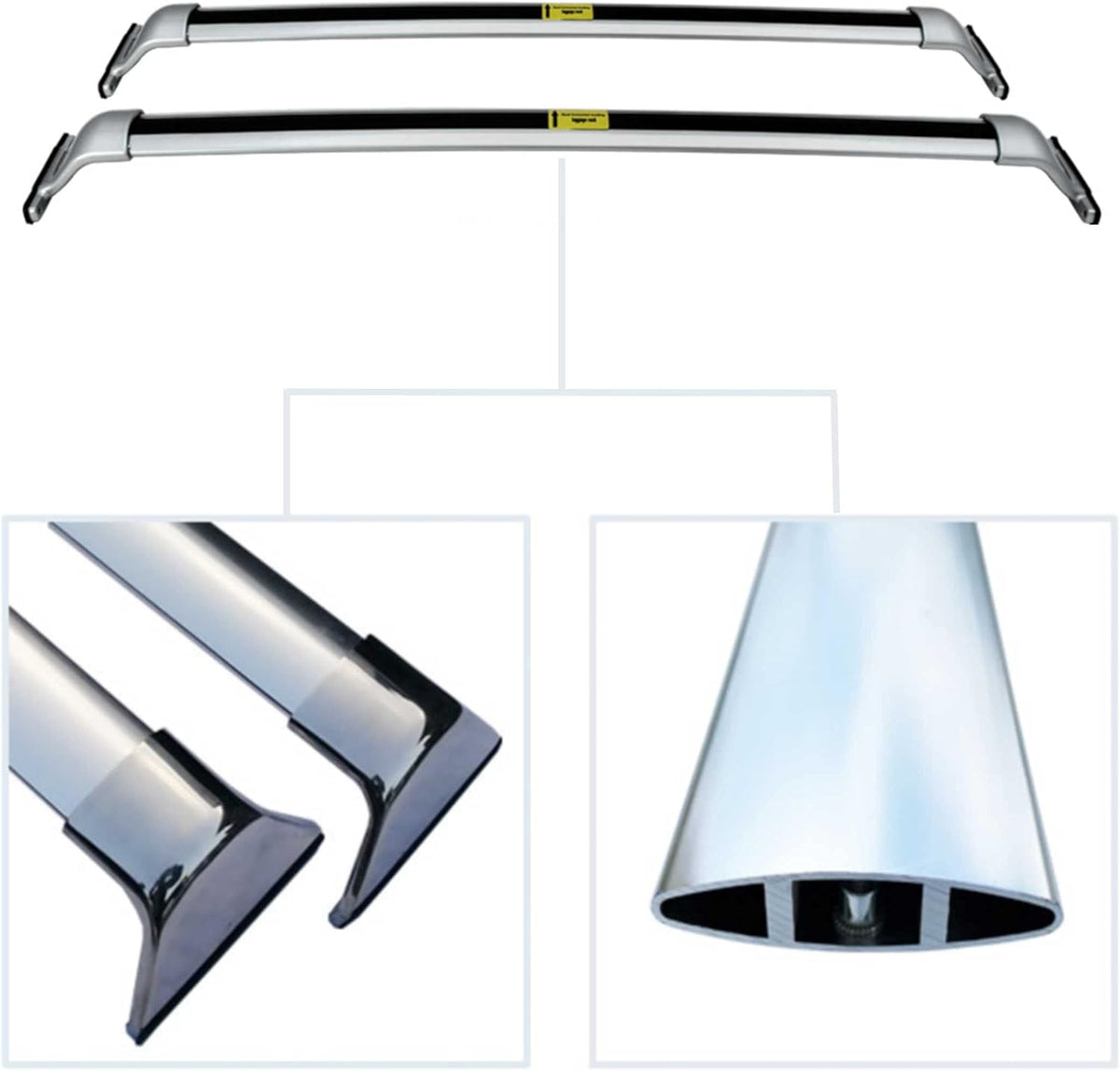Roof Rack Cross Bars for Cadillac XT4 2019 2020 2021 2022 Y7284