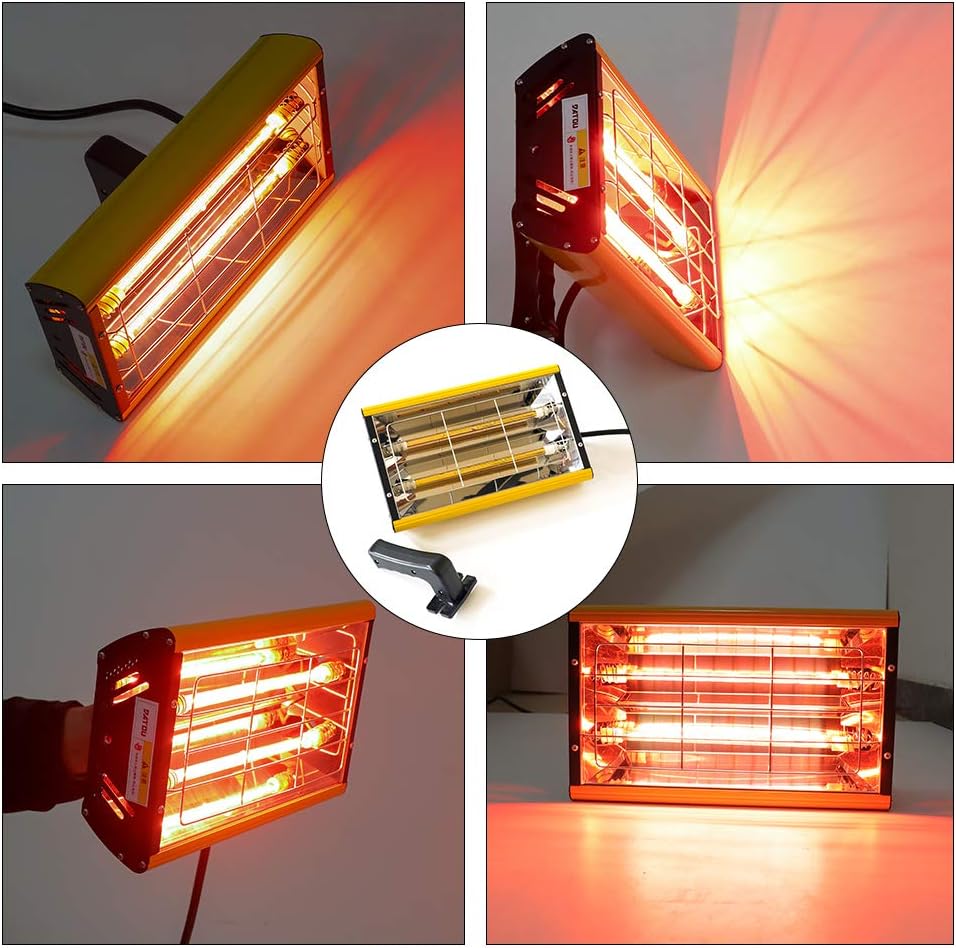 2000W Shortwave Infrared Paint Curing Lamp Q6553