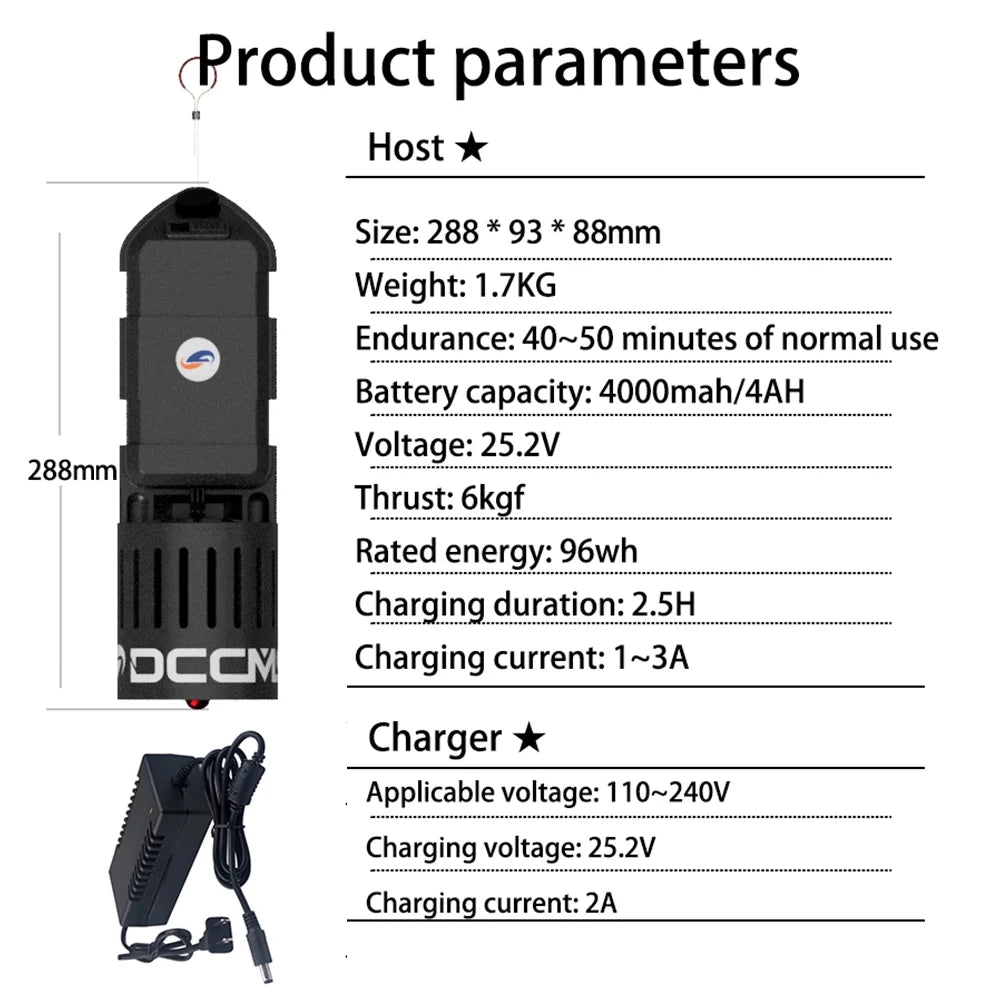 2pcs Electric Underwater Scooters 20M Waterproof Y201