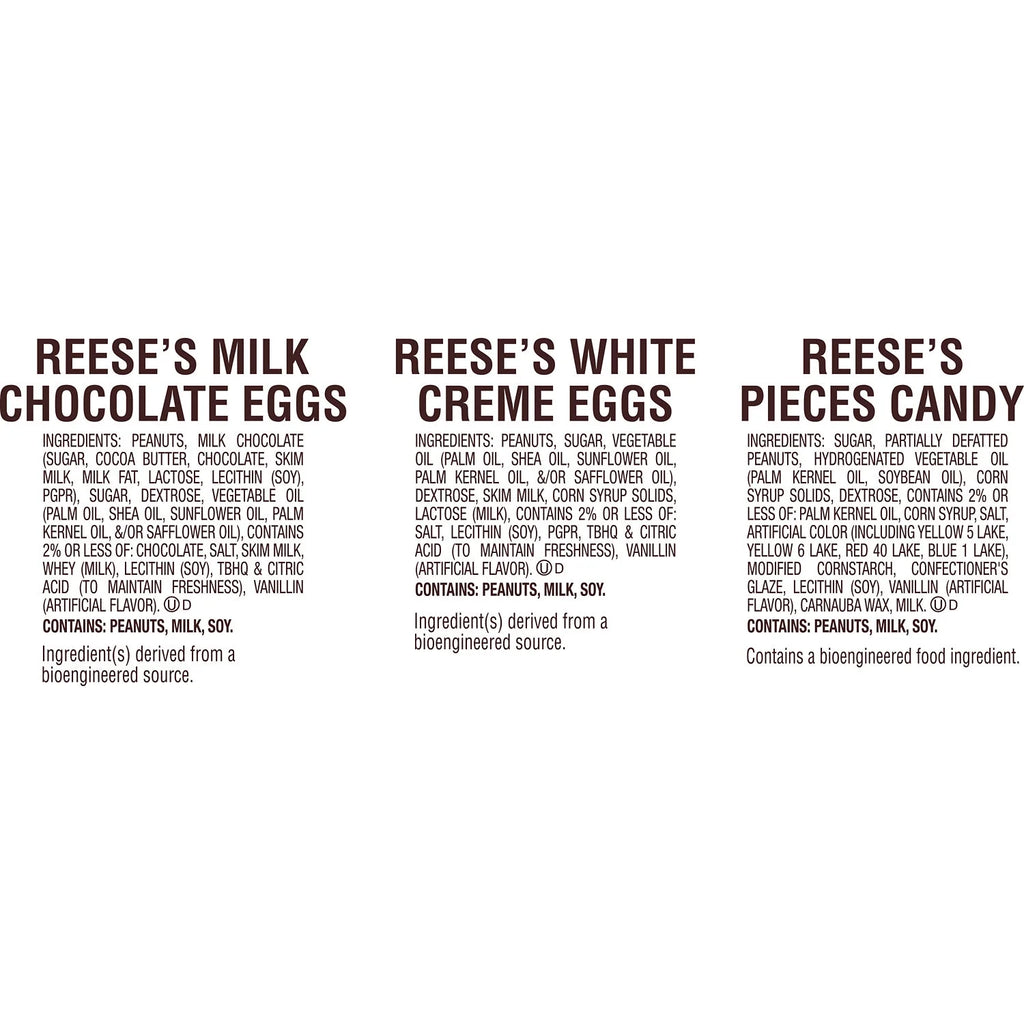 59.64 oz Assorted Peanut Butter Easter Candy Y216977