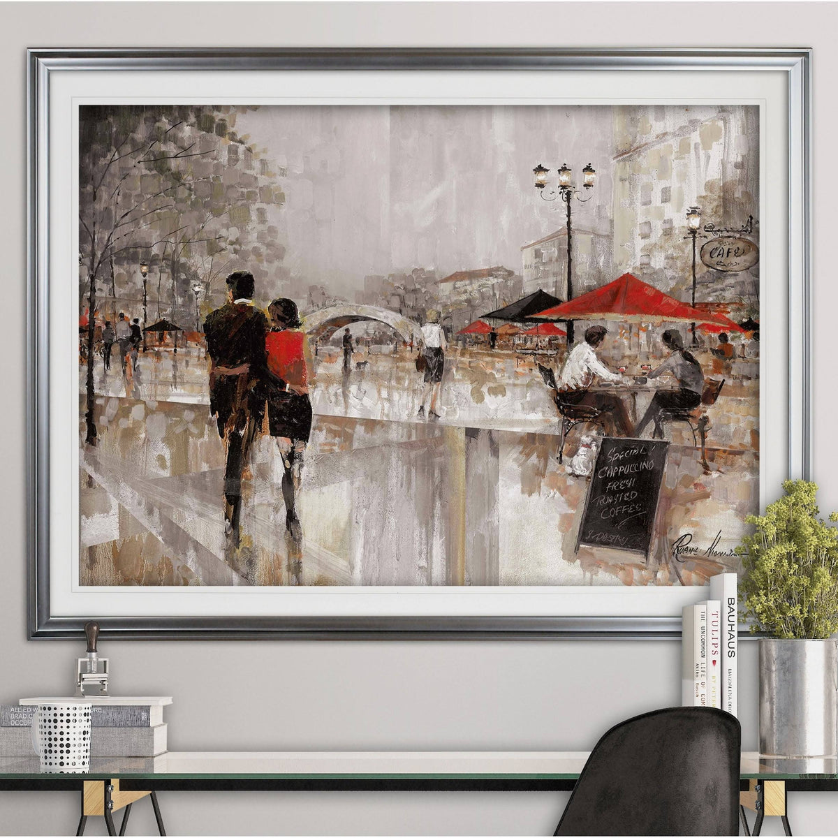 Silver Framed Print A978