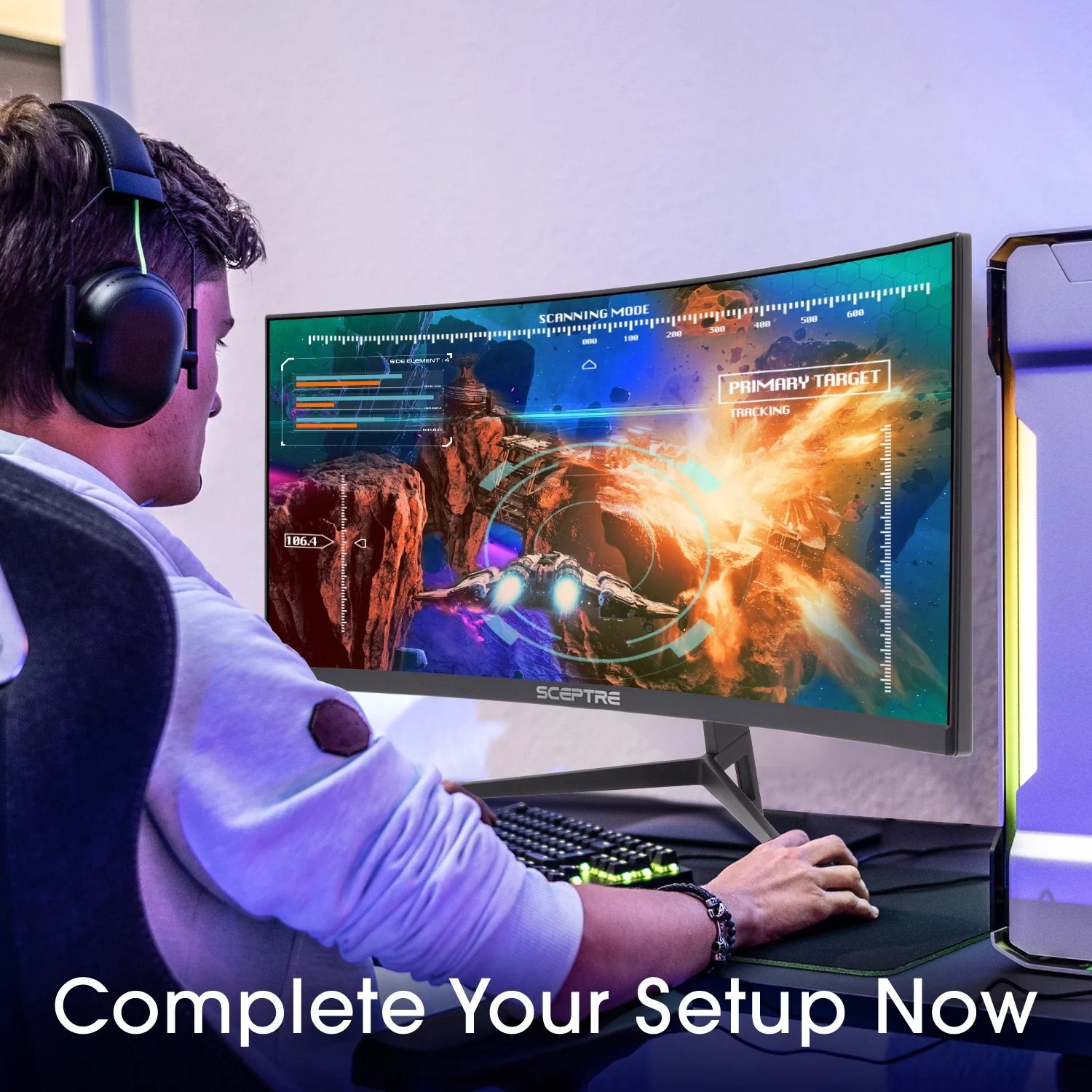 30" Curved VA LED Monitor 2560 x 1080 200 Hz Black Z356