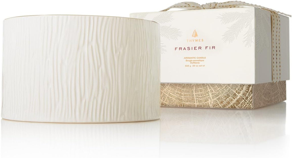 Gilded White 3-Wick Jar Candle (20 oz) C959