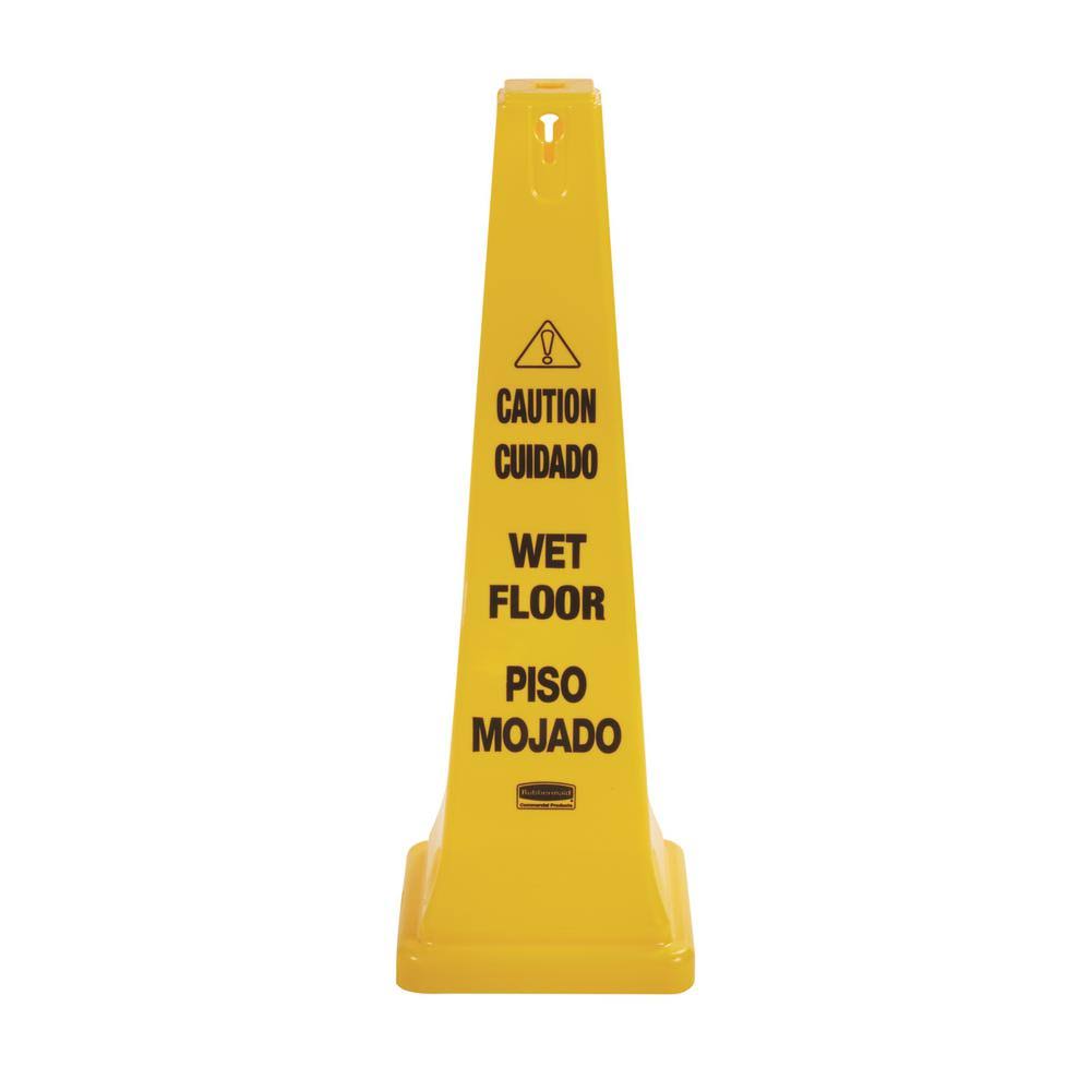 Wet Floor Yellow Safety Cone S753