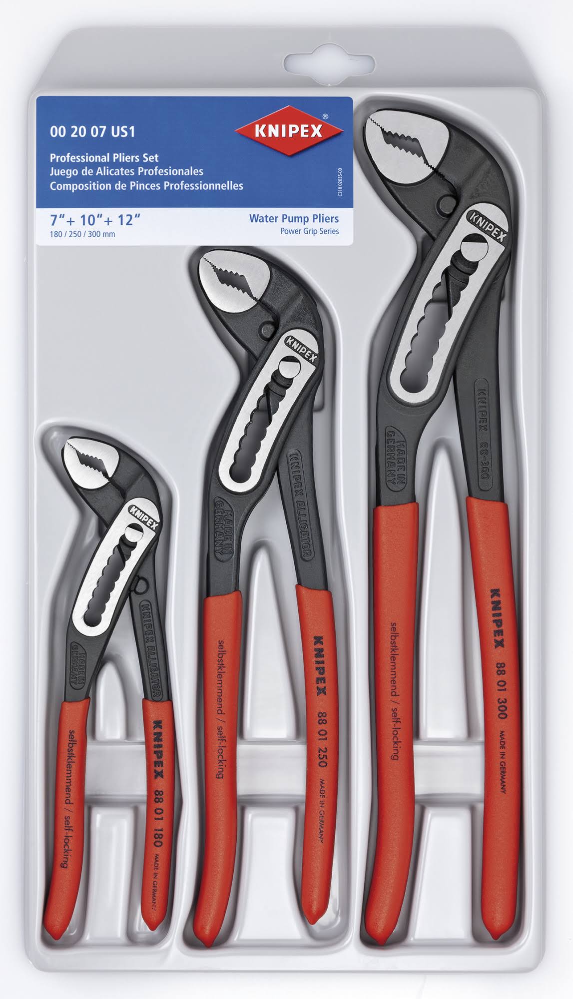 3 Piece Alligator Pliers Set H847966