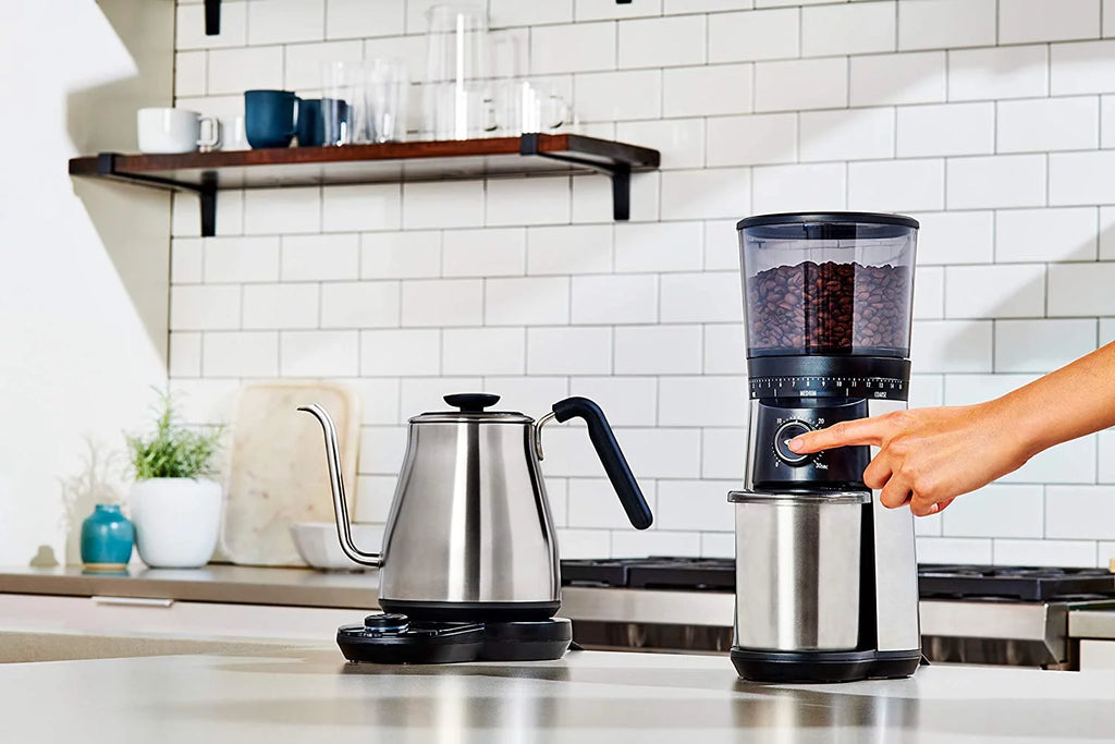 Stainless Steel 1L Adjustable Temperature Electric Gooseneck Kettle R7454