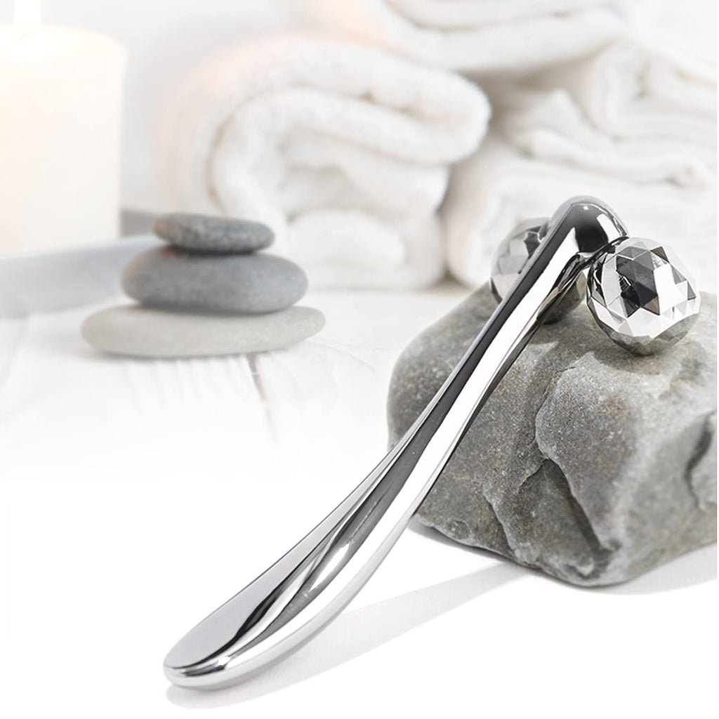 Face Roller, Facial Massager for Neck & Eye, Pack of 2 E187873