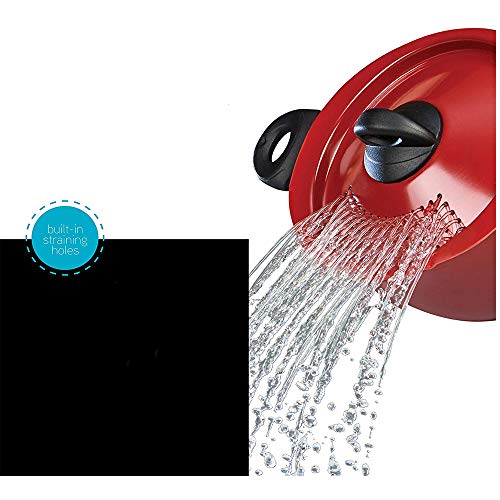 Oval Aluminum Pasta Pot with Strainer Lid Q6300