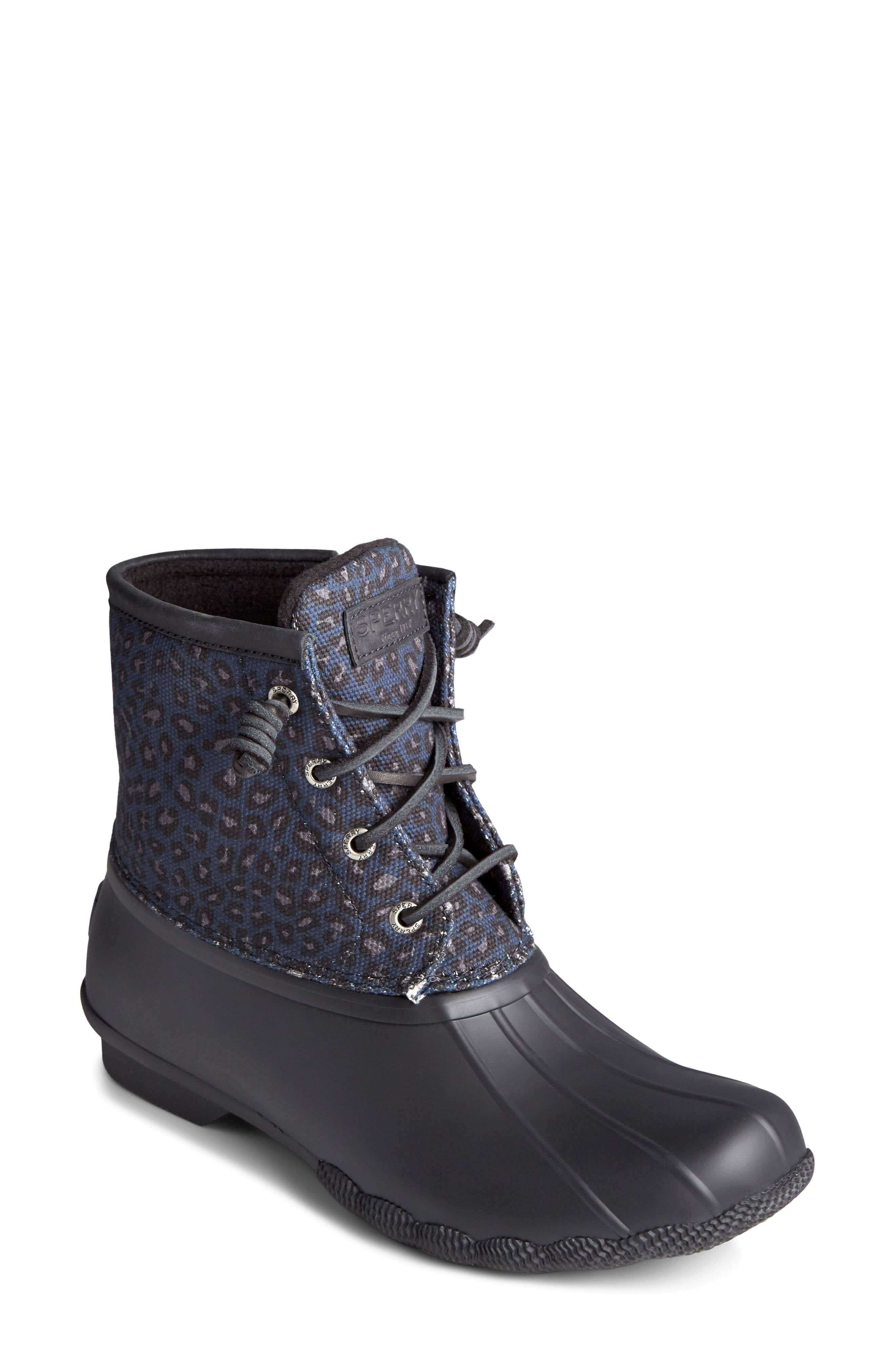 Navy/Cheetah 7.5 M (B) Boots T315