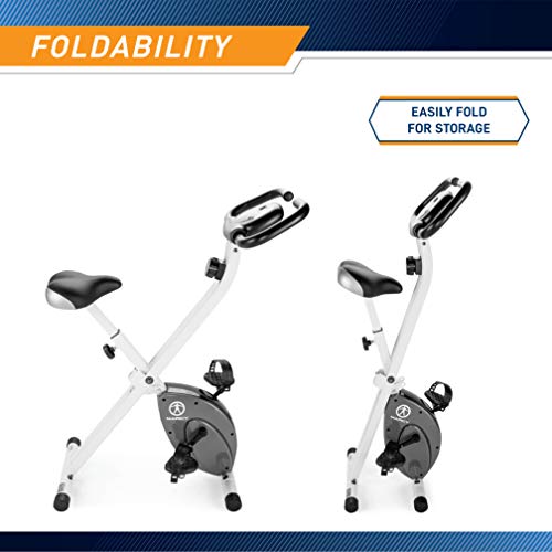 Foldable Upright Exercise Bike with Adjustable Resistance N4163