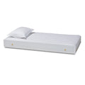 White Finished Wood Twin Size Trundle A713