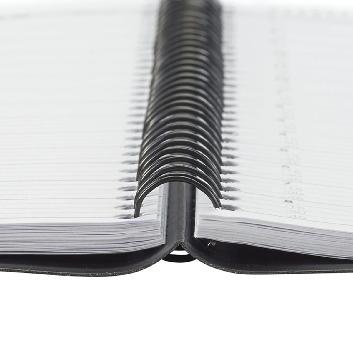 Two Person Daily Appointment Book Black Large 8 x 11 E36599