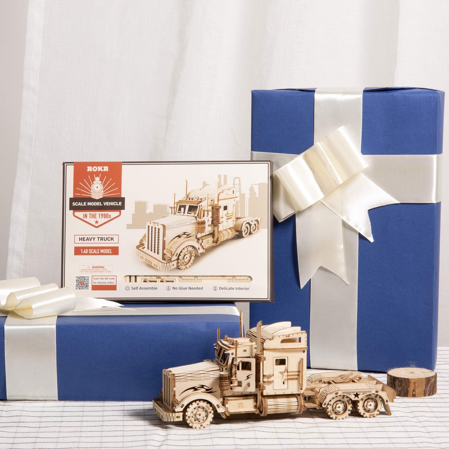 3D Wooden Puzzles Mechanical Models Kits (Heavy Truck) Pack of 2 F553