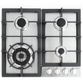 24 Inch Gas Cooktop with 4 Burners, Stainless Steel I735
