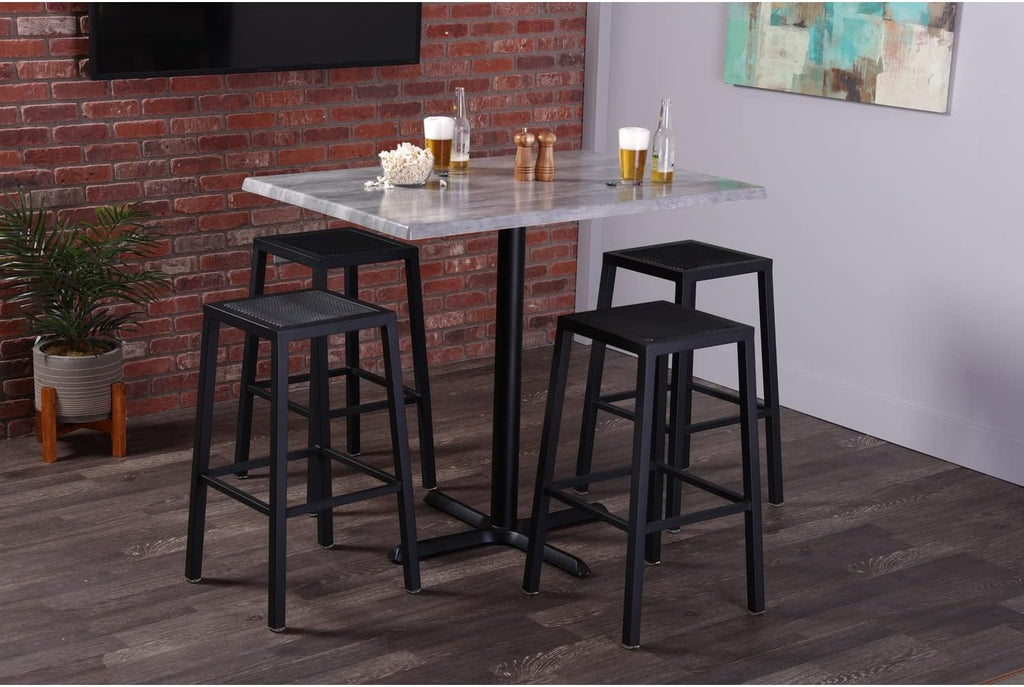 36" Diameter White Ash Table Top with Umbrella Hole N5314