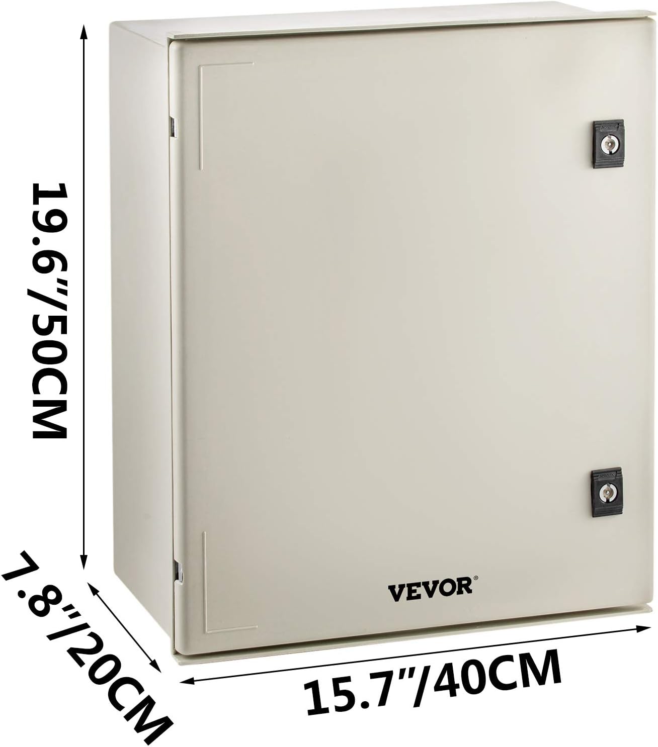 20 x 16 x 8 Inches Wall Mounted Waterproof Electrical Enclosure with Mounting Plate B957