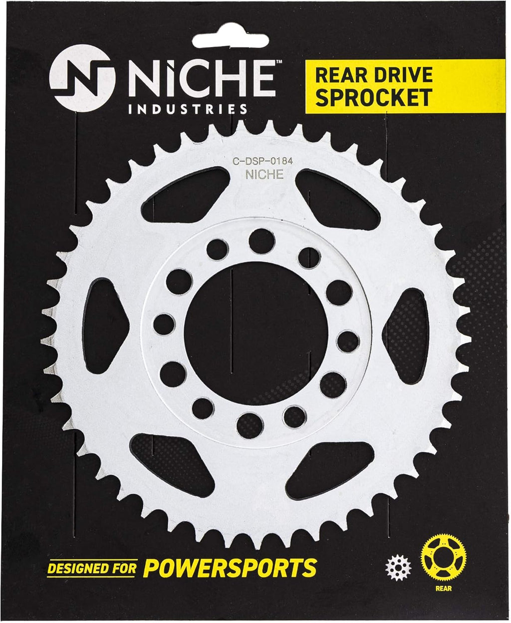 Drive Sprocket Chain Combo Front 14 Rear 45 Tooth 428HZ Standard 120 Links Pack of 2 X6562