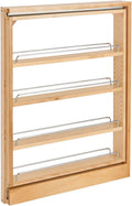 3 Wood Base Cabinet Pullout Filler Organizer with Adjustable Shelves N44194