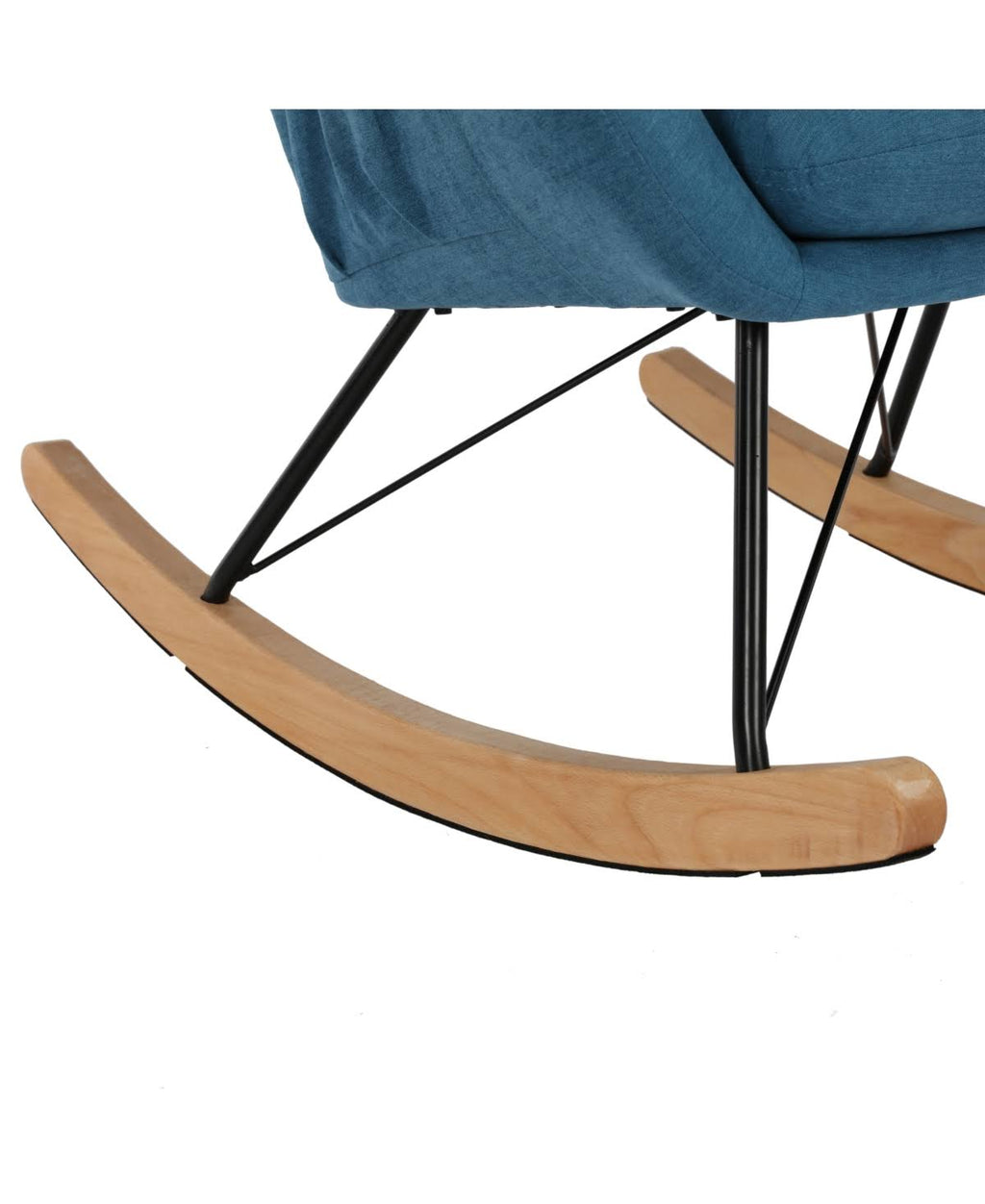 Gray Rocker Chair with Storage Pockets I320239
