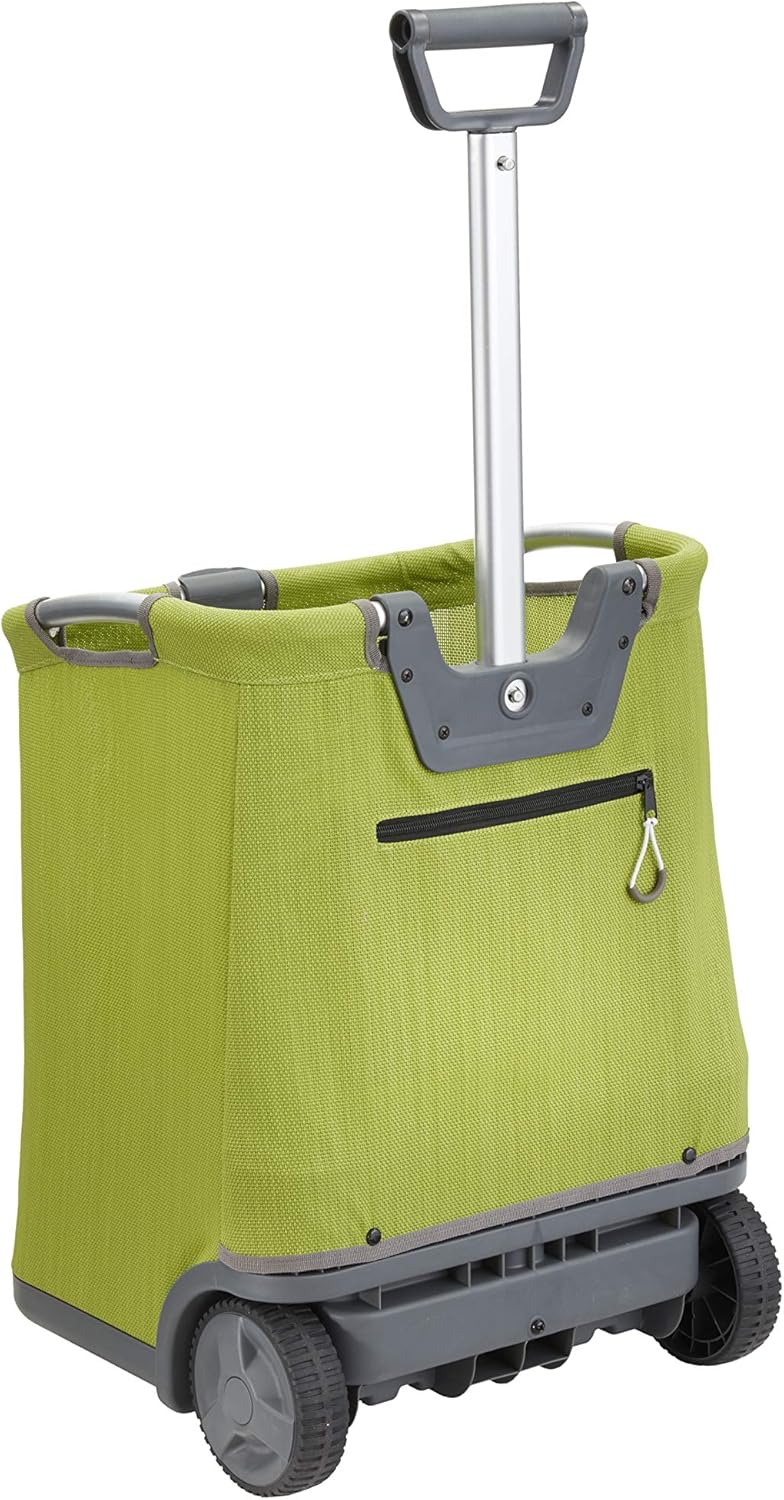 Green Collapsible Soft-Sided Folding Cart T2612