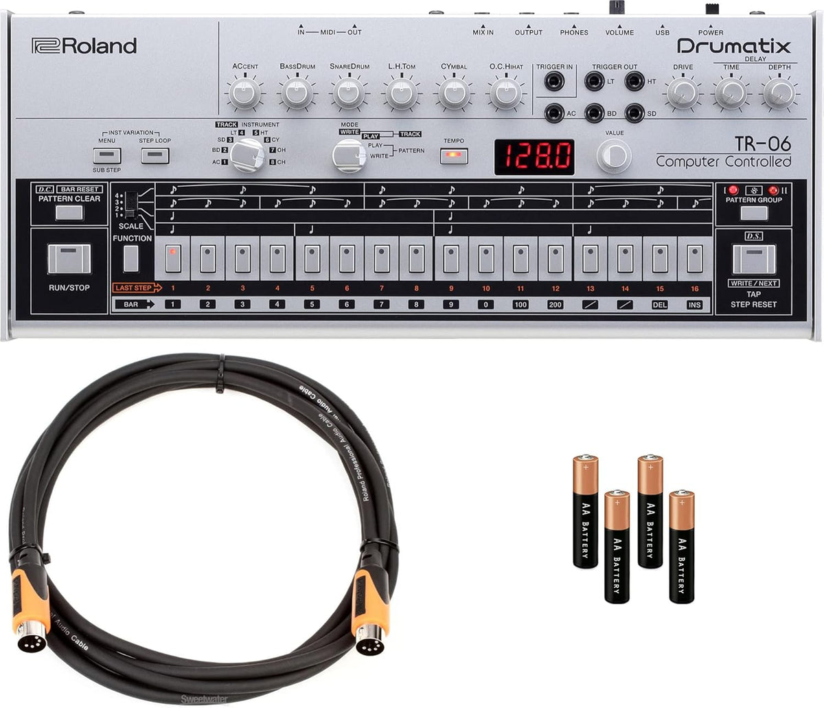 Rhythm Machine Bundle with MIDI Cable R329