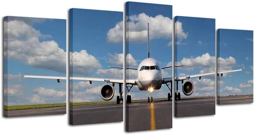 5 Panel Stretched Canvas Wall Art I733