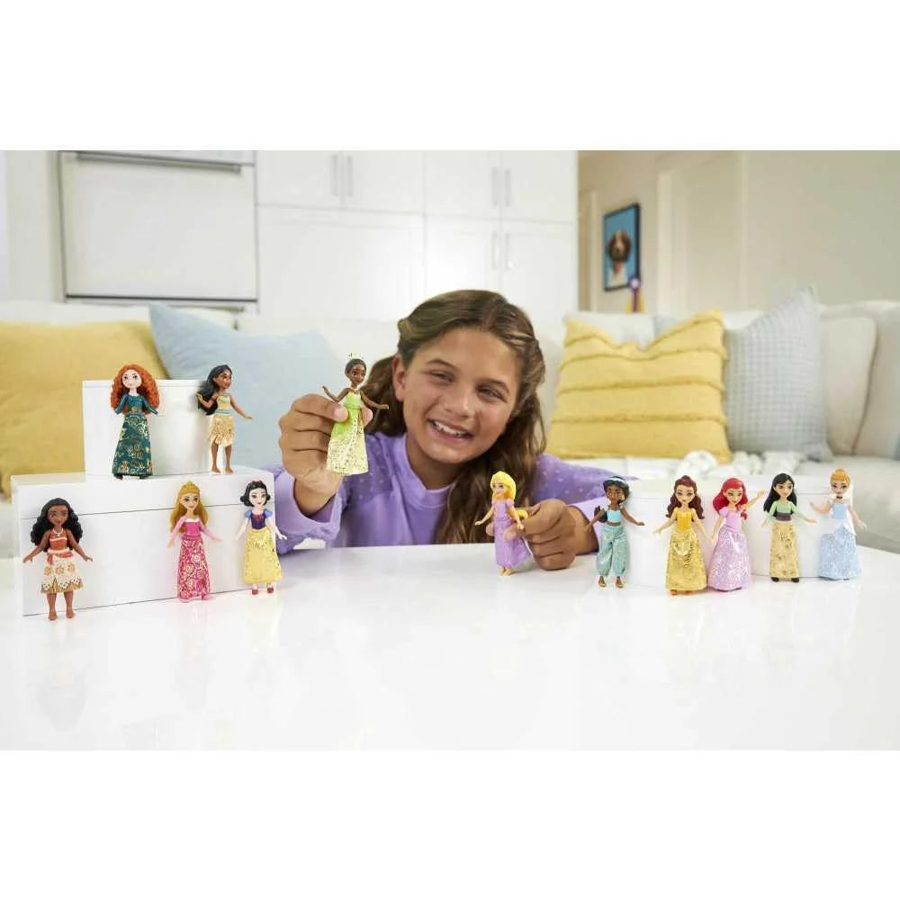 2 Disney Princess 3.5-inch Small Dolls - Cinderella & Mulan W5915