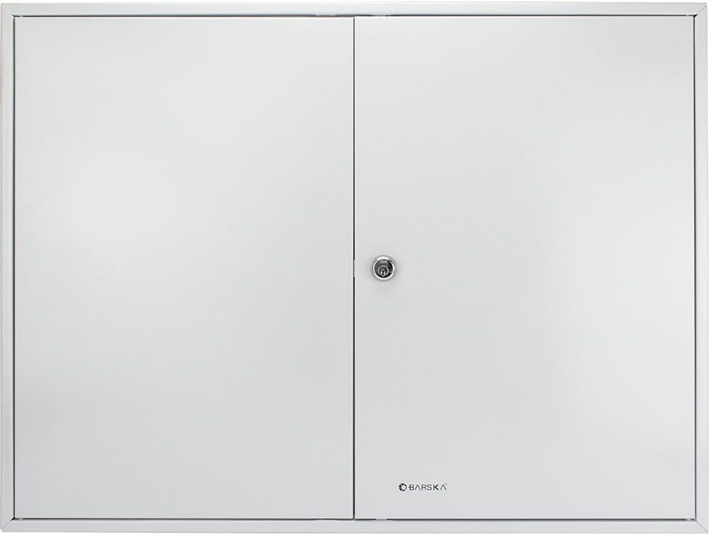 Key Lock 320 Position Key Cabinet Lock Box Grey with White Key Tags T7113