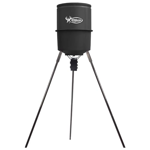 225 lb Quick-Set Game Feeder Bundle with 12V Rechargeable Battery J21122