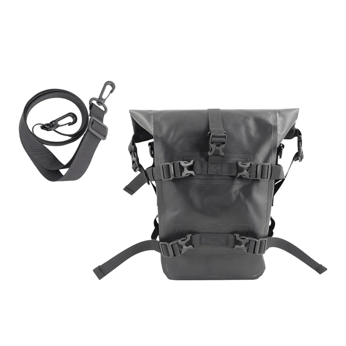 Universal Motorcycle Saddle Bag with Shoulder Strap X812691