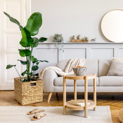 Natural Wicker Storage Cubes with Handles E204