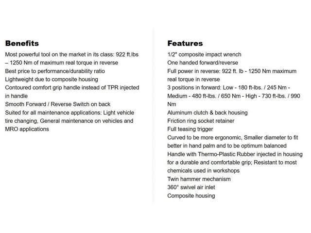 1/2in Composite Impact Wrench I627