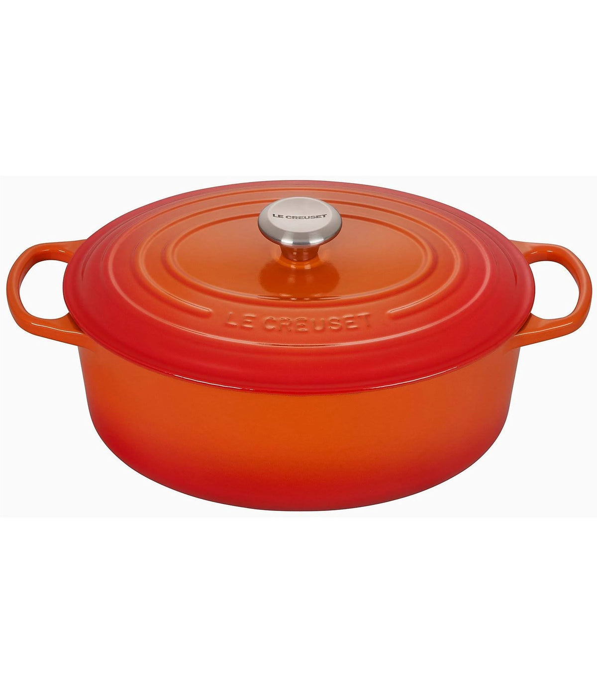 6.75-Quart Cast Iron Oval Dutch Oven Y238