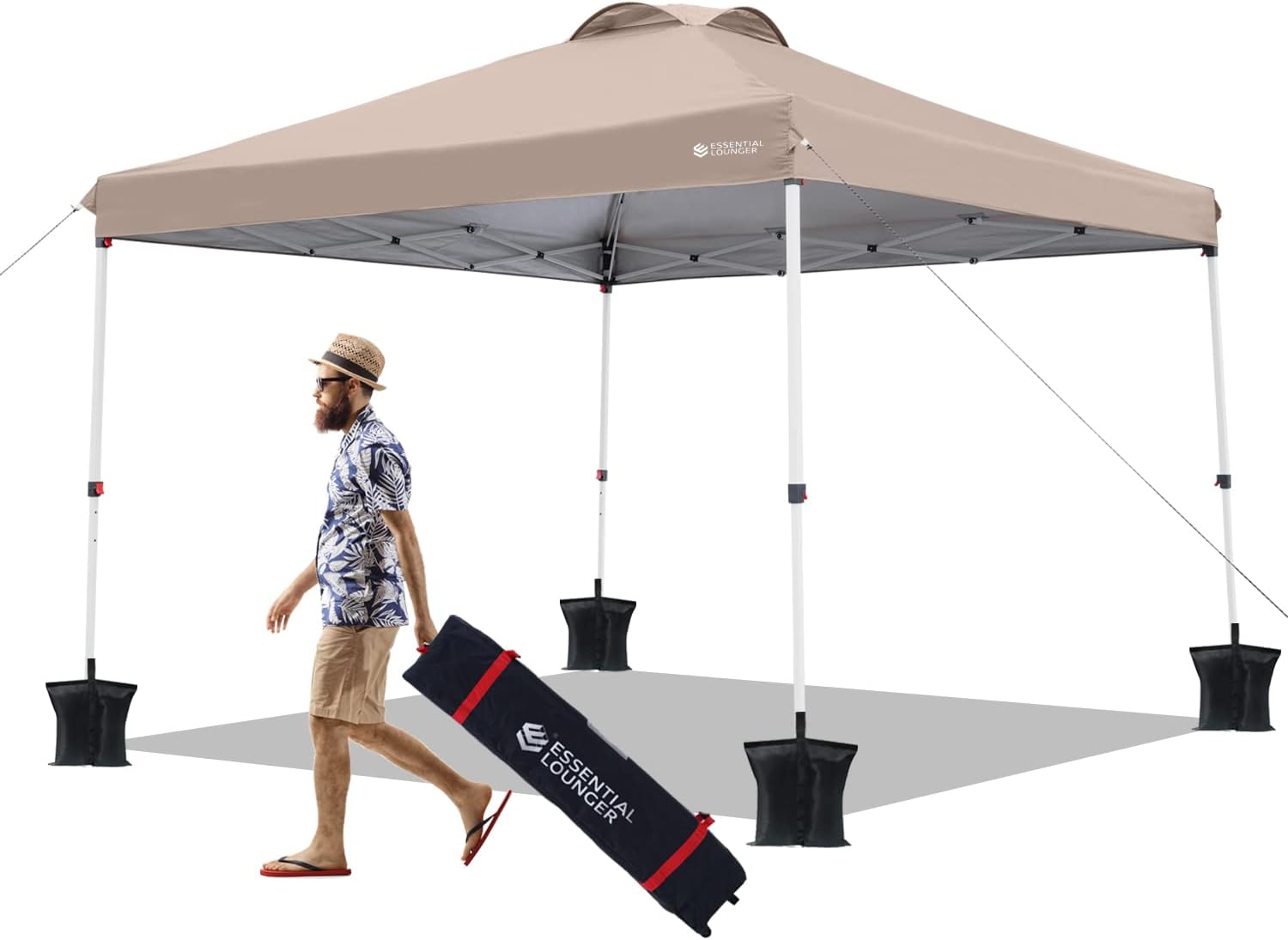 10'x10' Pop-up Canopy with Wheeled Bag Q4111