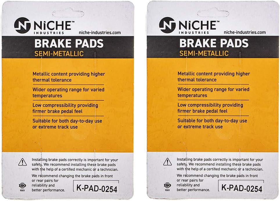 Semi-Metallic Brake Pad Set Pack of 2 I5391