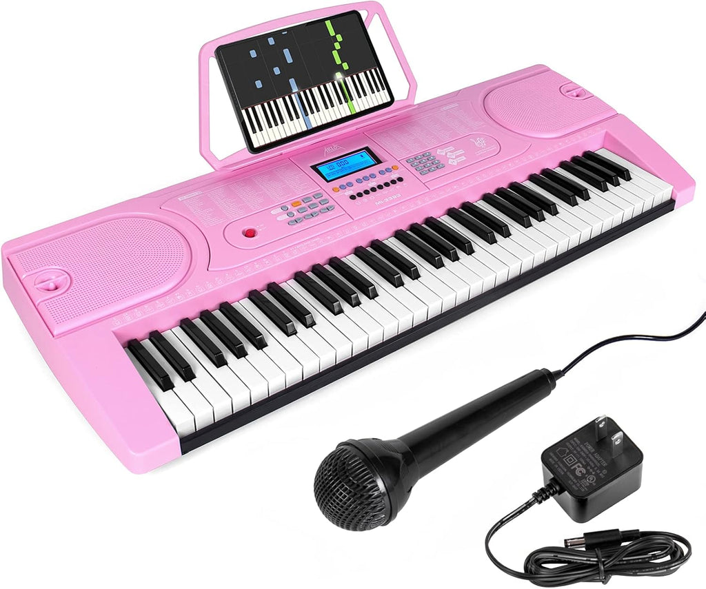 61-Key Portable Electronic Keyboard Piano with LCD Screen Z76406
