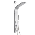 Stainless Steel Shower Panel System with Rainfall Shower Head and Handheld Shower Wand V158522