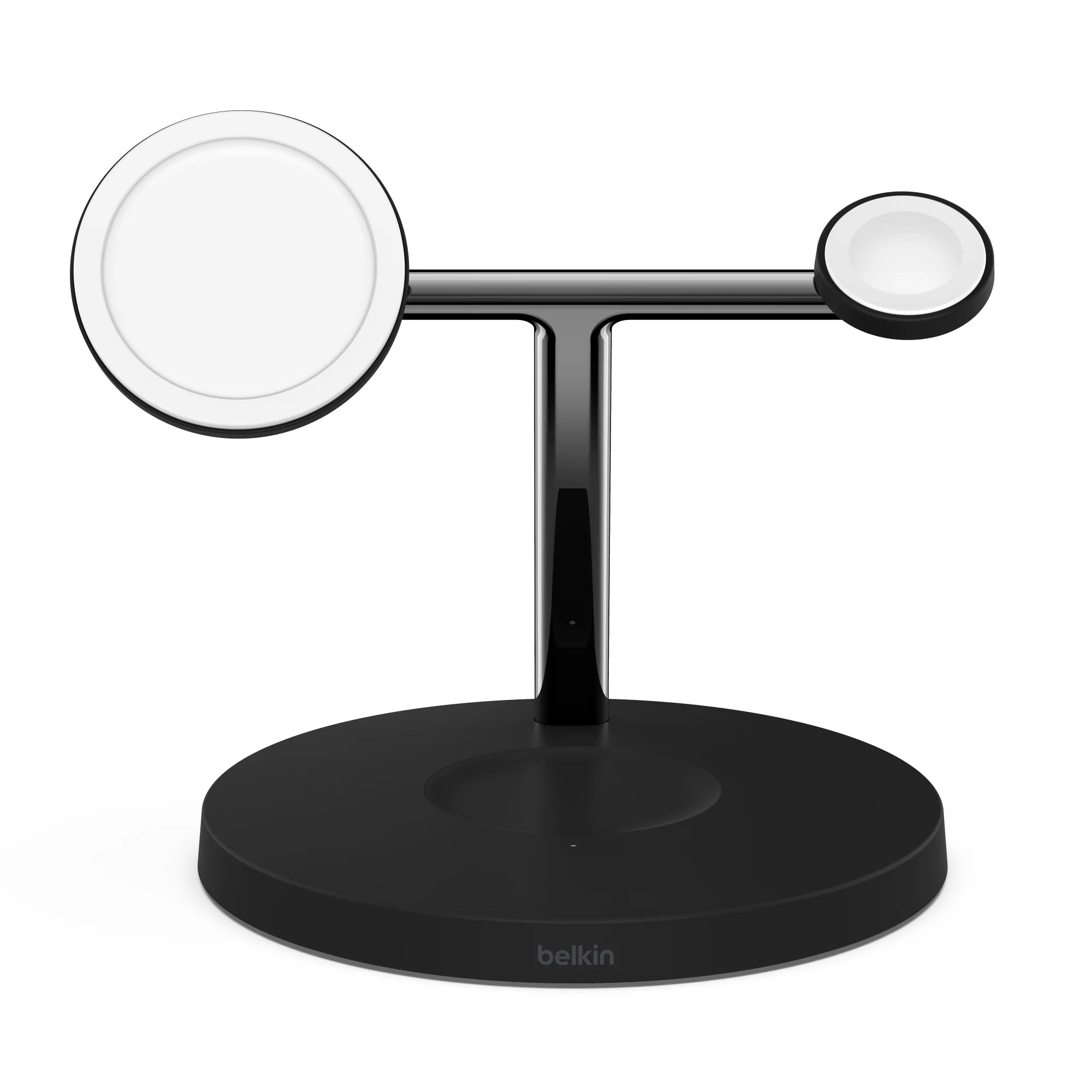 Black 3-in-1 Wireless Charging Stand for iPhone, Apple Watch, AirPods E821