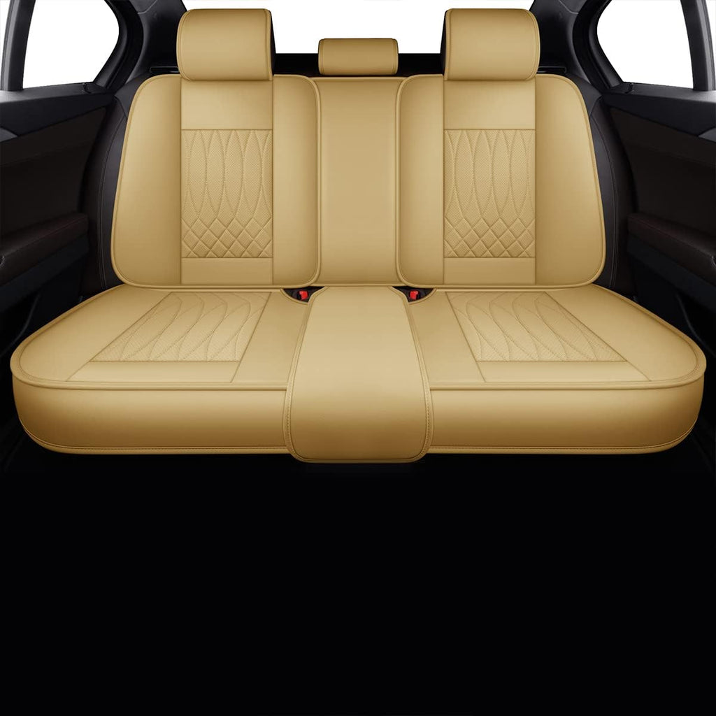 Black Leatherette Universal Full Set Seat Covers C123630