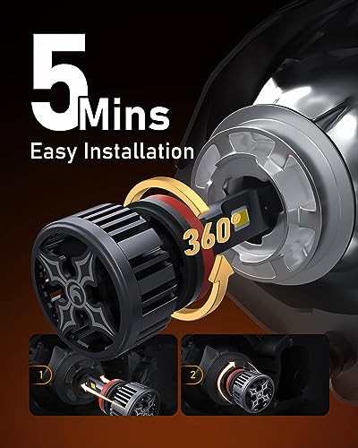 20000LM 6000k Cool White LED Combo Kit, Pack of 4 Q3617