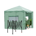 8'x8' Portable Walk-in Greenhouse with PE Cover E3967