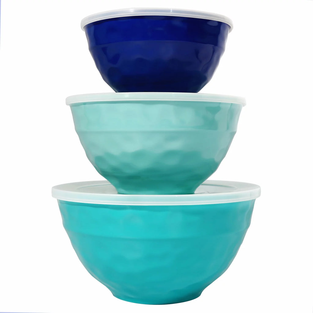 3-Piece Melamine Mixing Bowl Set with Lids Z4685