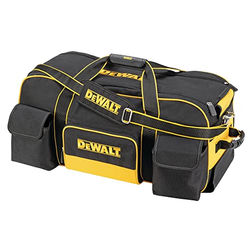 Yellow/Black Large 26-Inch Duffel Trolley Bag with Wheels T53205