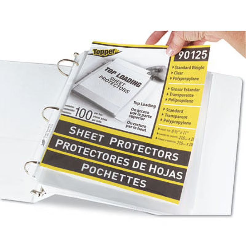 Clear Letter Sheet Protectors, 100/Box E293